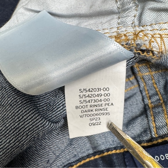 {GAP} "Boot" Dark Rinse Blue Mid Rise Bootcut Denim Jeans - Picture 8 of 9